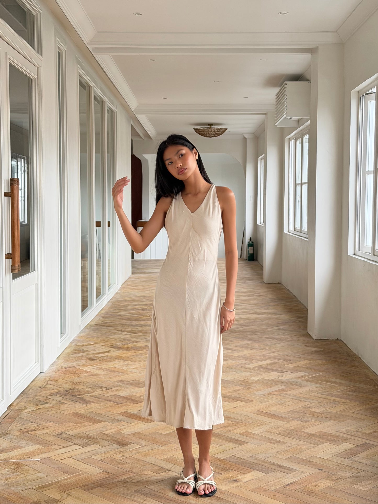 Calma Midi Bias Slip Dress