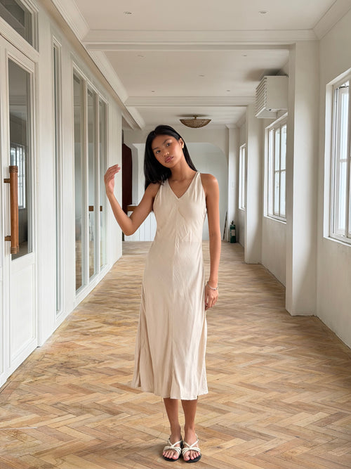 Calma Midi Bias Slip Dress