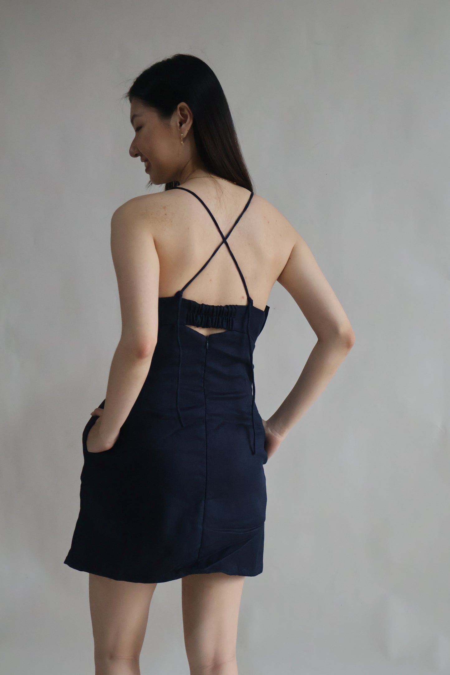 Coral Muti-Way Mini Dress