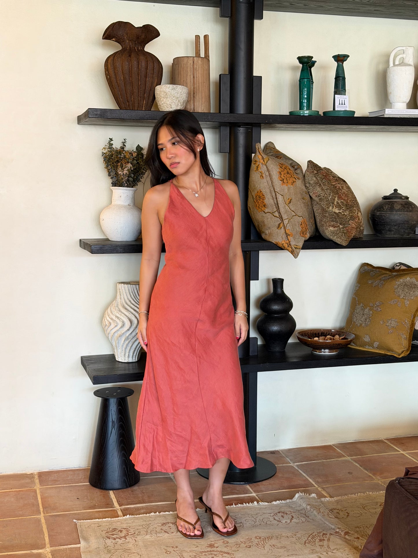 Calma Midi Bias Slip Dress