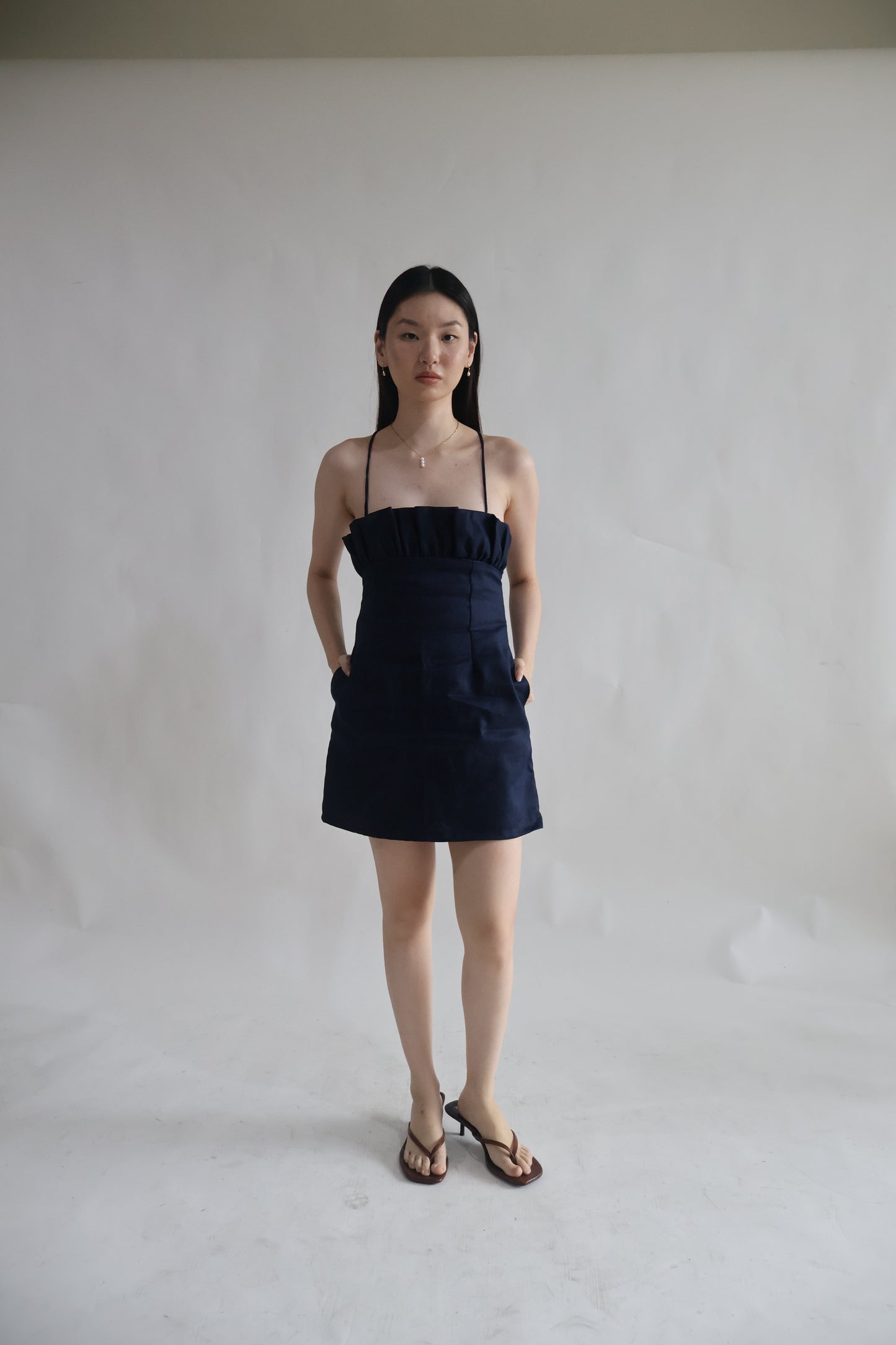 Coral Muti-Way Mini Dress