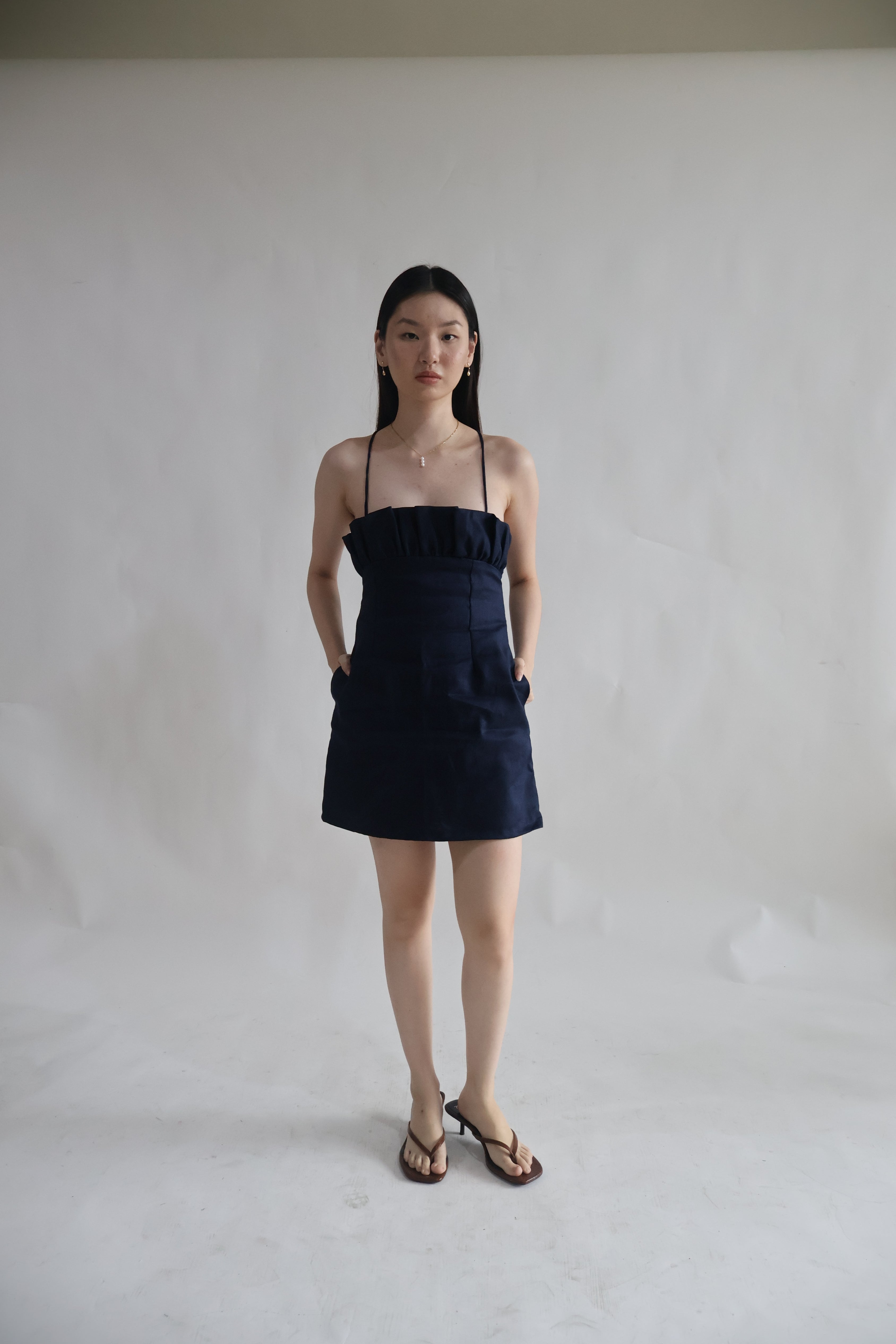 Coral Muti-Way Mini Dress