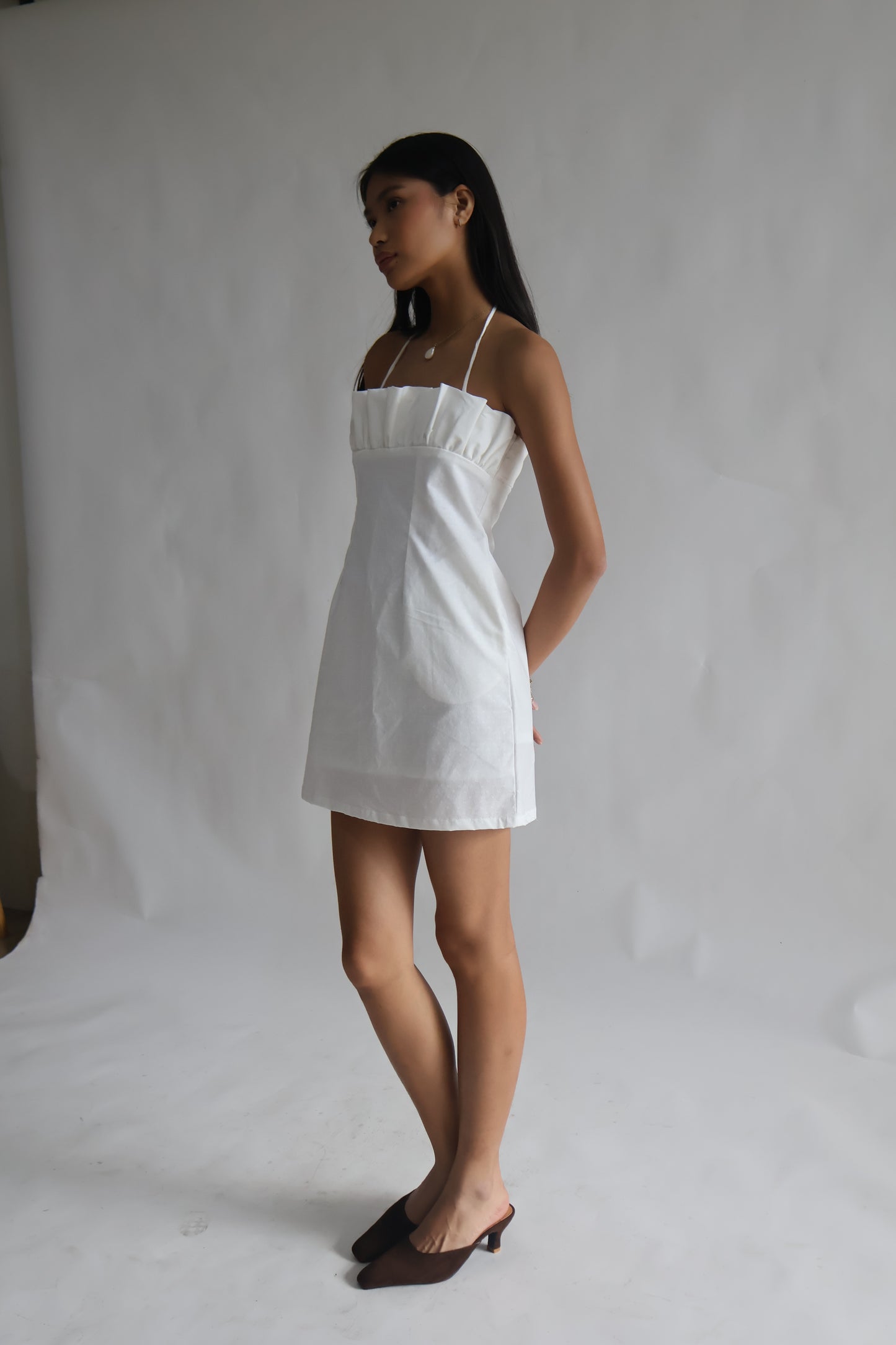 Coral Muti-Way Mini Dress