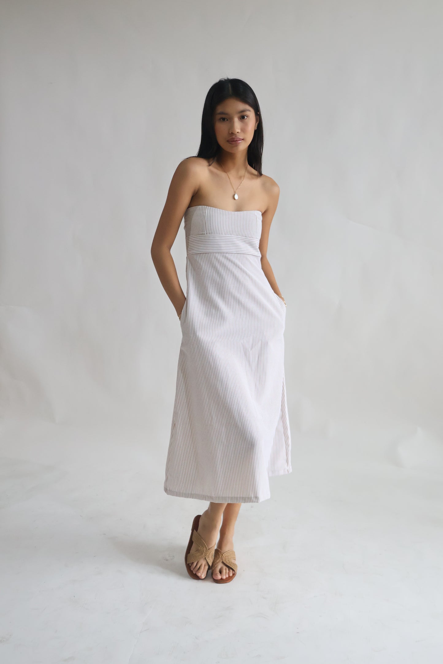 Evie Multi-Way Linen Maxi