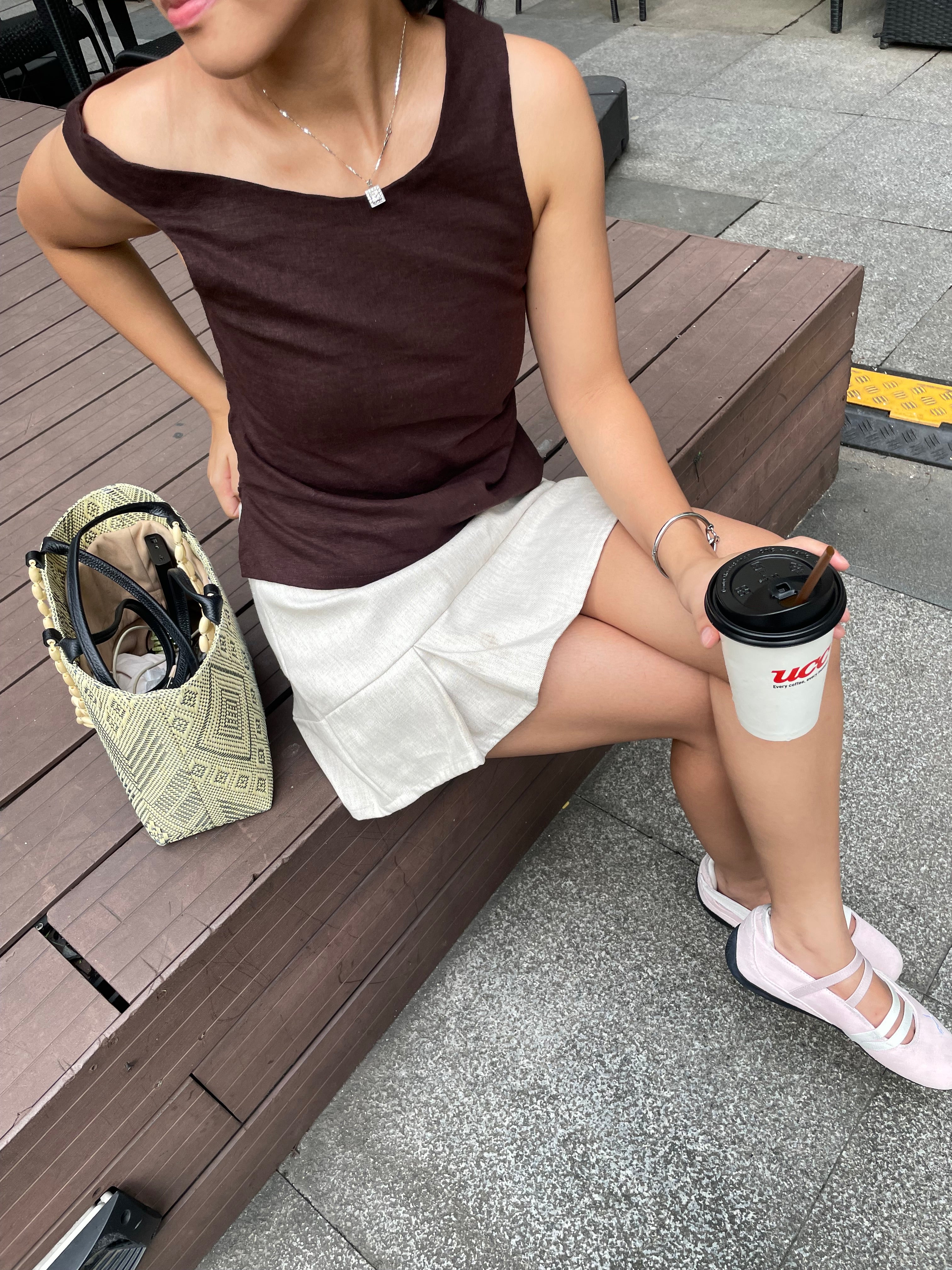 Flora Asymmetrical Top
