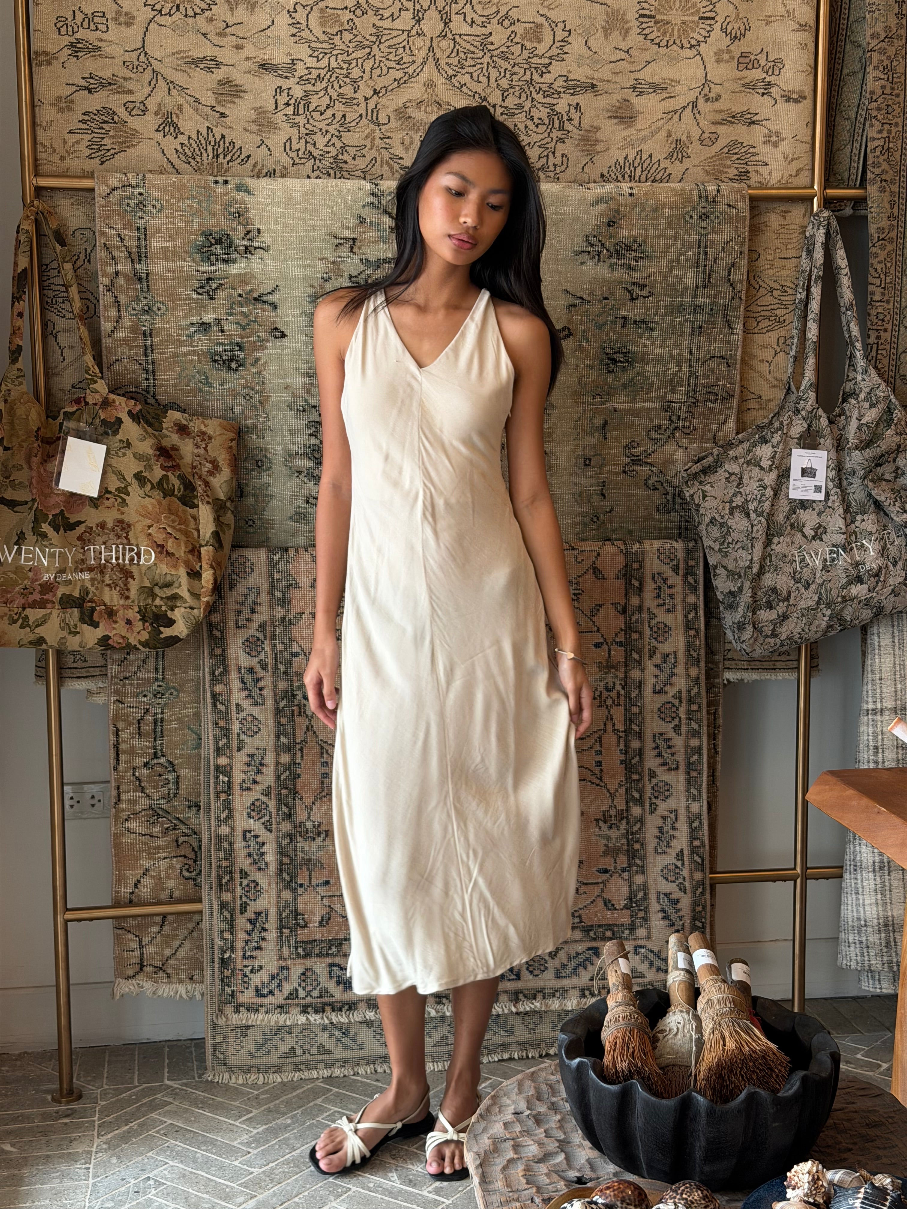 Calma Midi Bias Slip Dress