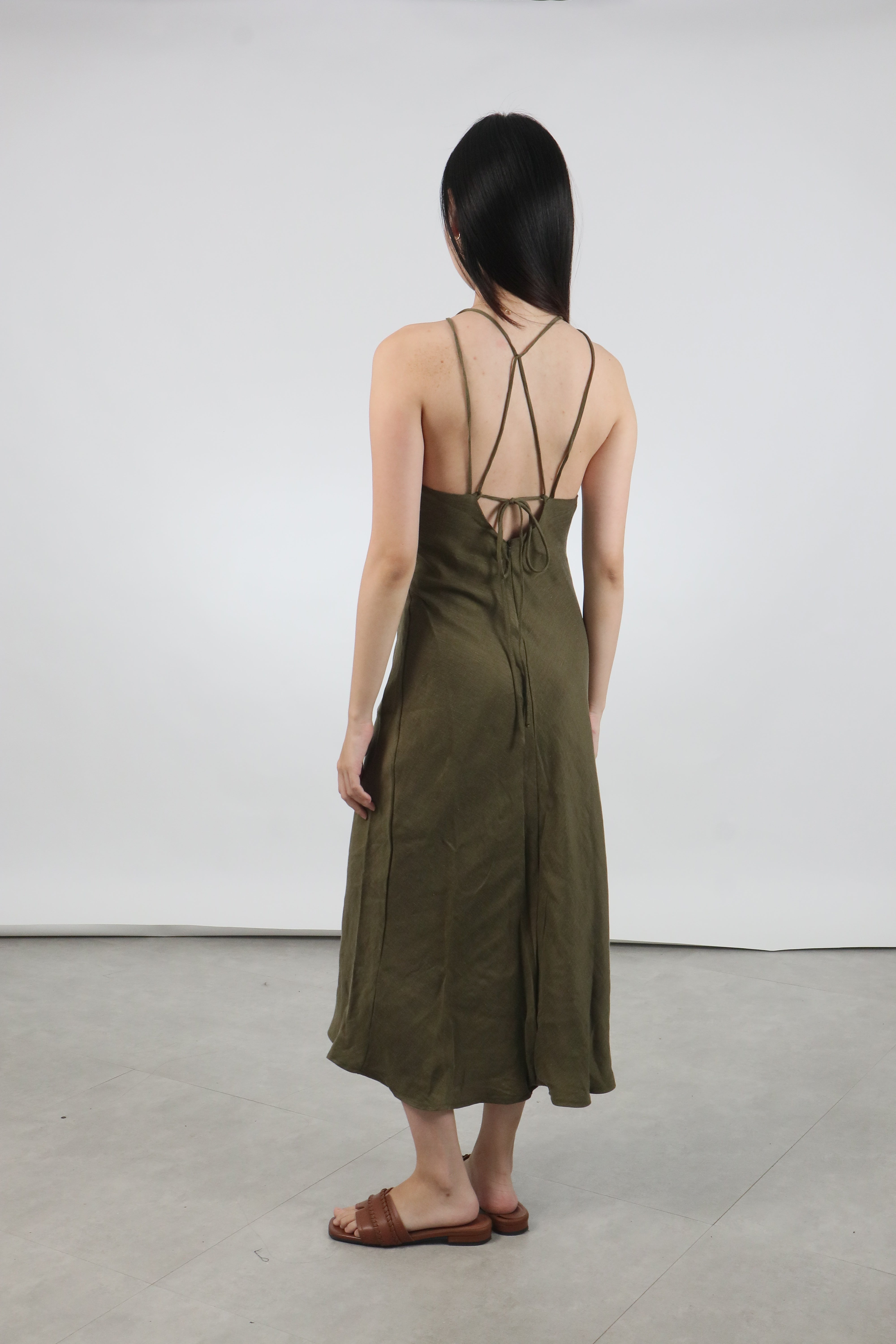 Calma Midi Bias Slip Dress