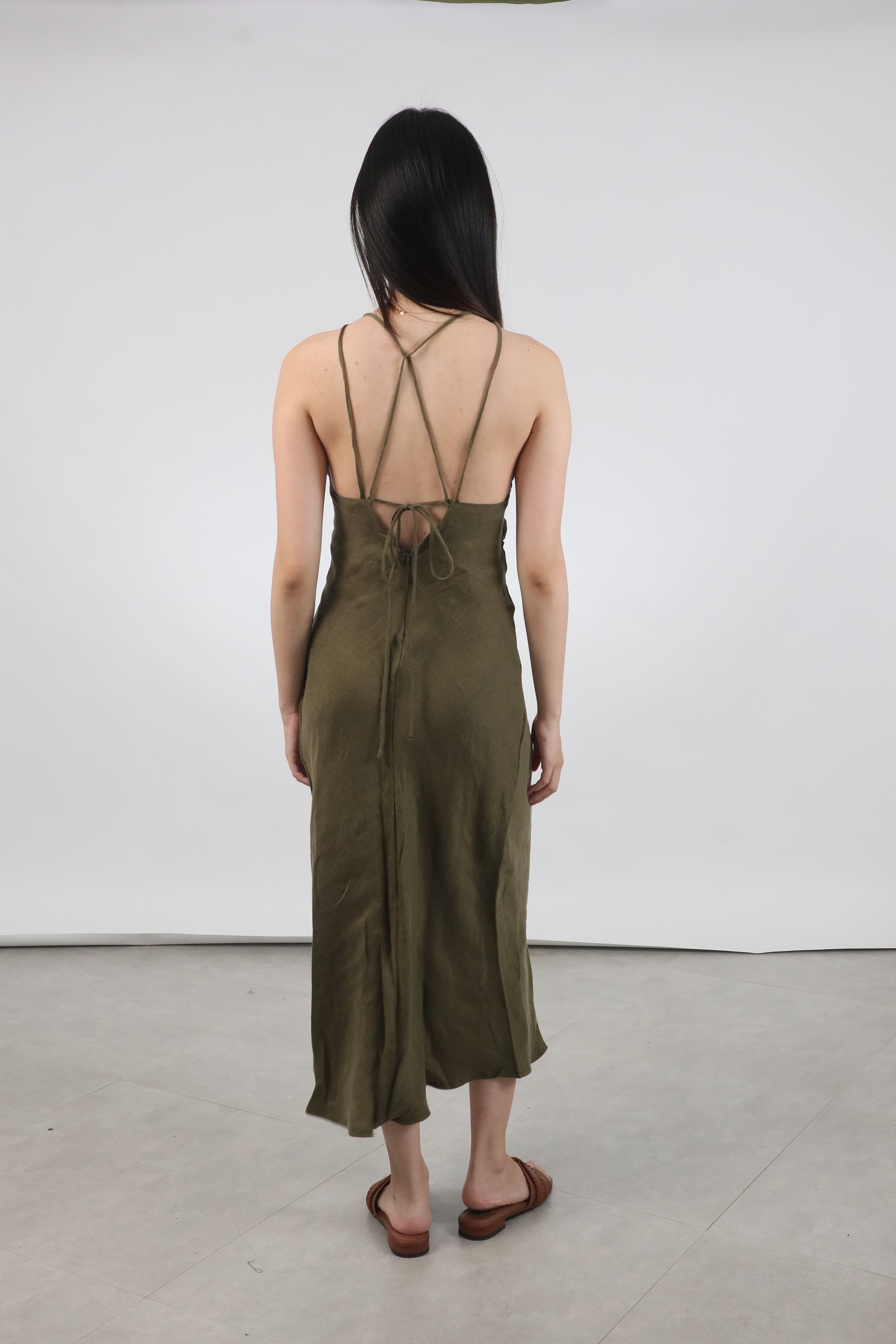 Calma Midi Bias Slip Dress